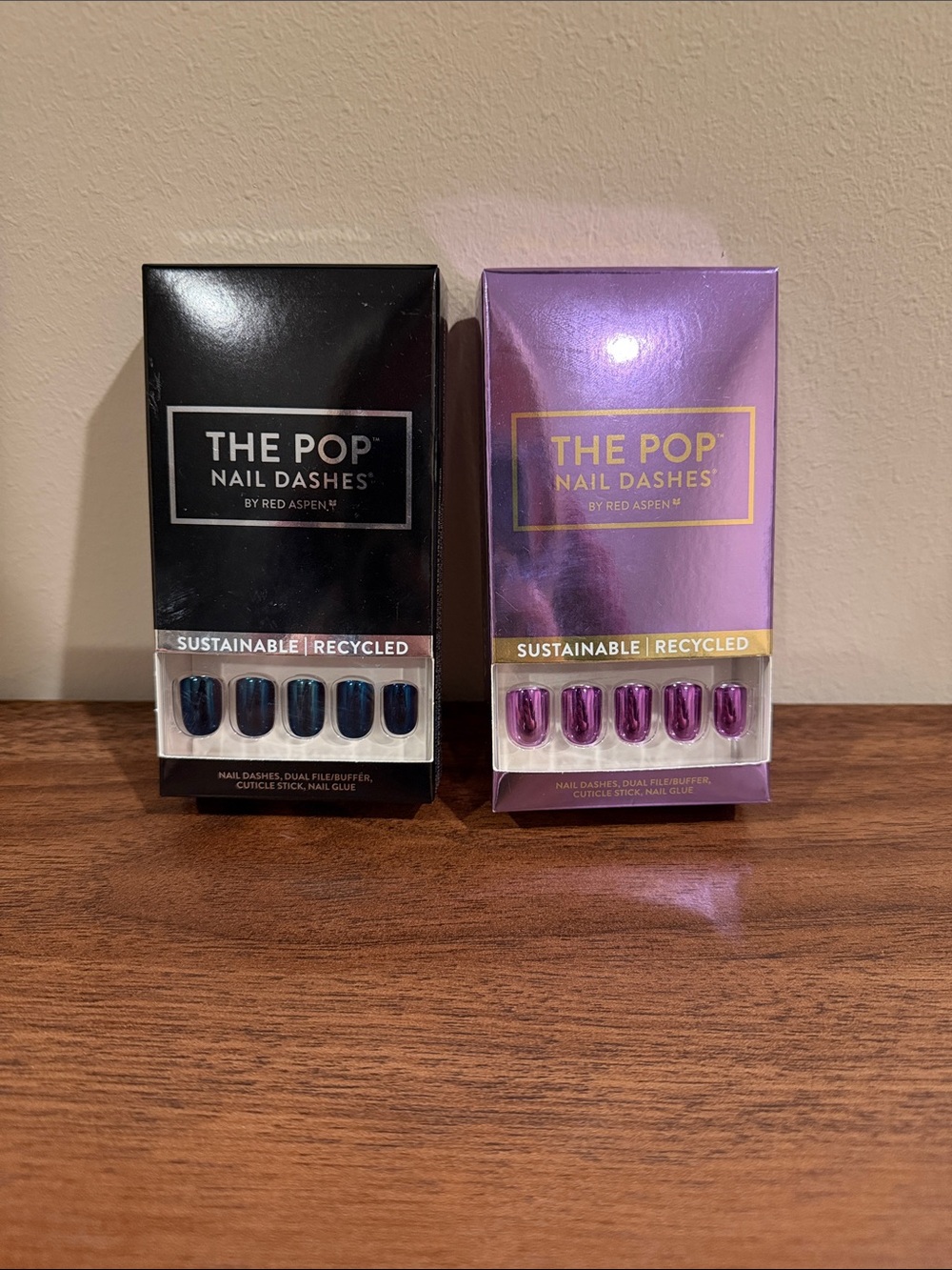 The Pop Nail Dashes Press-On Nails - Blue & Purple
